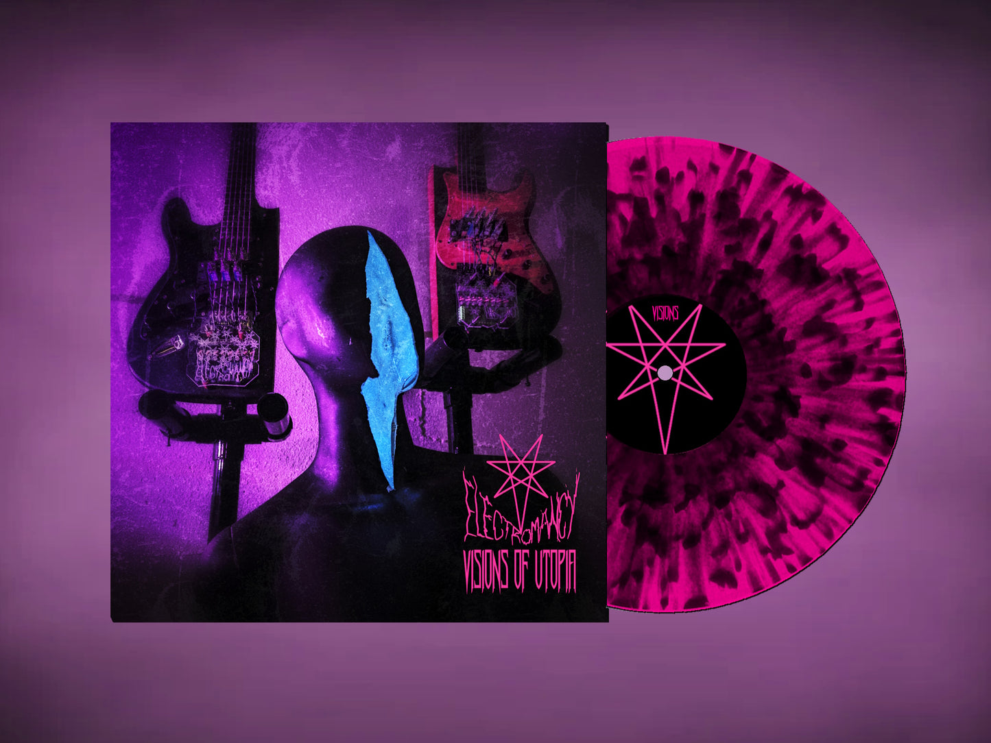 Pink/Black Splattered Vinyl - PAY WHAT YOU WANT!