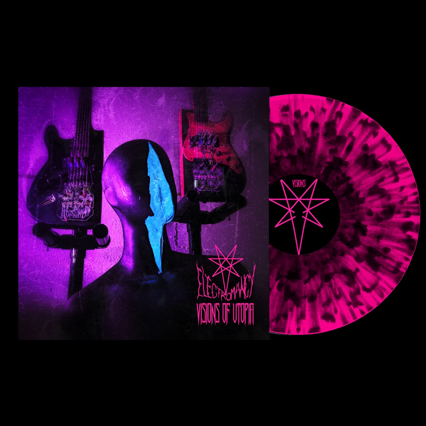 Pink/Black Splattered Vinyl - PAY WHAT YOU WANT!
